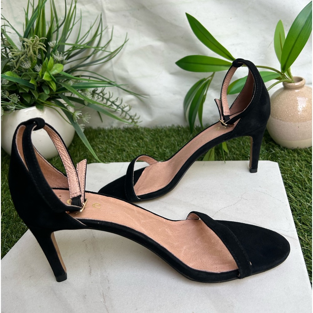Joie Maisie Suede Sandal black women size 7.5 new no box - Picture 5 of 15